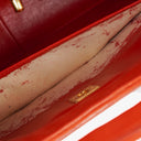 Chanel Red Lambskin Quilted Small 31 Vintage Shopping Tote Bag