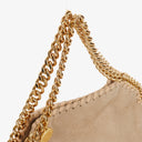 Stella McCartney Falabella Mini Tote Butter Cream Vegan Shaggy Deer Fold Over Bag