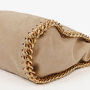 Stella McCartney Falabella Mini Tote Butter Cream Vegan Shaggy Deer Fold Over Bag