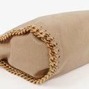 Stella McCartney Falabella Mini Tote Butter Cream Vegan Shaggy Deer Fold Over Bag