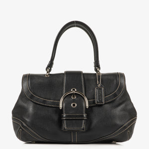 Coach Soho Black Leather Handbag