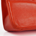 Chanel Red Lambskin Quilted Small 31 Vintage Shopping Tote Bag