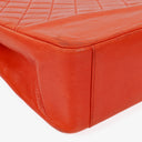 Chanel Red Lambskin Quilted Small 31 Vintage Shopping Tote Bag