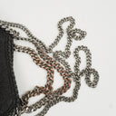 Stella McCartney Falabella Mini Tote Black Vegan Shaggy Deer Fold Over Bag