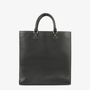 Louis Vuitton Sac Plat Black Epi Leather Bag