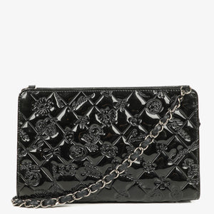 Chanel Lucky Charm Black Patent Leather Pochette