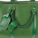 Louis Vuitton Keepall 50 Green EPI Leather Travel Bag