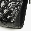 Chanel Lucky Charm Black Patent Leather Pochatte