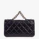 Chanel Perfect Edge Glazed Navy Quilted Calfskin Flap Bag