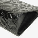 Chanel Lucky Charm Black Patent Leather Pochatte