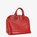 Louis Vuitton Alma PM In Red EPI Leather Handbag