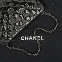 Chanel Lucky Charm Black Patent Leather Pochatte