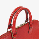 Louis Vuitton Alma PM In Red EPI Leather Handbag