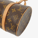 Louis Vuitton Papillon 25 Vintage Monogram Canvas Handbag With Mini Papillon Pochette