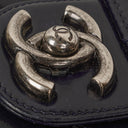 Chanel Perfect Edge Glazed Navy Quilted Calfskin Flap Bag