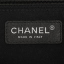 Chanel Black PVC Tweed Patchwork Medium Single Flap Bag