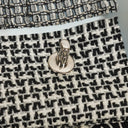Chanel Black PVC Tweed Patchwork Medium Single Flap Bag