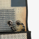 Chanel Black PVC Tweed Patchwork Medium Single Flap Bag