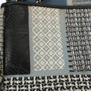 Chanel Black PVC Tweed Patchwork Medium Single Flap Bag