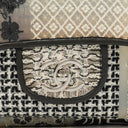Chanel Black PVC Tweed Patchwork Medium Single Flap Bag