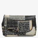 Chanel Black PVC Tweed Patchwork Medium Single Flap Bag