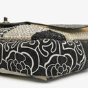 Chanel Black PVC Tweed Patchwork Medium Single Flap Bag