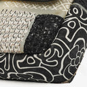 Chanel Black PVC Tweed Patchwork Medium Single Flap Bag