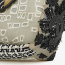 Chanel Black PVC Tweed Patchwork Medium Single Flap Bag