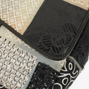 Chanel Black PVC Tweed Patchwork Medium Single Flap Bag