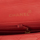 Chanel Vintage Diana Small Flap Bag Red Quilted Lambskin With 24K Gold-Plated Hardware