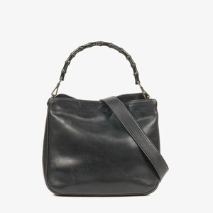 Gucci Leather Bamboo Top Handle Bag