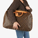 Louis Vuitton Alize 55 Monogram Coated Canvas Travel Bag