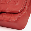 Chanel Vintage Diana Small Flap Bag Red Quilted Lambskin With 24K Gold-Plated Hardware
