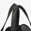 MCM Visetos Black Coated Canvas and Leather Tote Bag