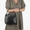 Gucci Leather Bamboo Top Handle Bag
