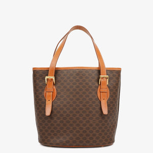 Celine Macadam Coated Canvas Tote Bag
