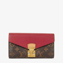 Louis Vuitton Pallas Monogram Canvas Long Wallet