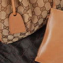 Gucci GG Canvas Beige Tote Bag