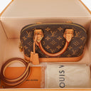 Louis Vuitton Alma BB Monogram Canvas Handbag