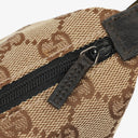 Gucci Beige/Brown Vintage Mini Pochette GG Monogram Hobo Bag