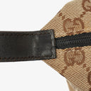 Gucci Beige/Brown Vintage Mini Pochette GG Monogram Hobo Bag