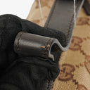 Gucci Beige/Brown Vintage Mini Pochette GG Monogram Hobo Bag