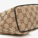 Gucci Beige/Brown Vintage Mini Pochette GG Monogram Hobo Bag