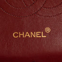 Chanel Medium Double Flap Bag Navy Quilted Lambskin With 24K Gold-Plated Hardware And Mademoiselle Chain