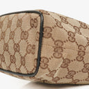 Gucci Beige/Brown Vintage Mini Pochette GG Monogram Hobo Bag