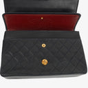 Chanel Medium Double Flap Bag Navy Quilted Lambskin With 24K Gold-Plated Hardware And Mademoiselle Chain
