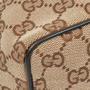 Gucci Beige/Brown Vintage Mini Pochette GG Monogram Hobo Bag