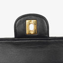 Chanel Medium Double Flap Bag Navy Quilted Lambskin With 24K Gold-Plated Hardware And Mademoiselle Chain