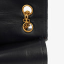Chanel Medium Double Flap Bag Navy Quilted Lambskin With 24K Gold-Plated Hardware And Mademoiselle Chain