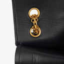 Chanel Medium Double Flap Bag Navy Quilted Lambskin With 24K Gold-Plated Hardware And Mademoiselle Chain